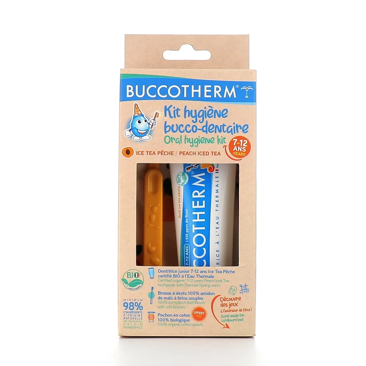 Ice tea pêche Bio (7-12 ans)
